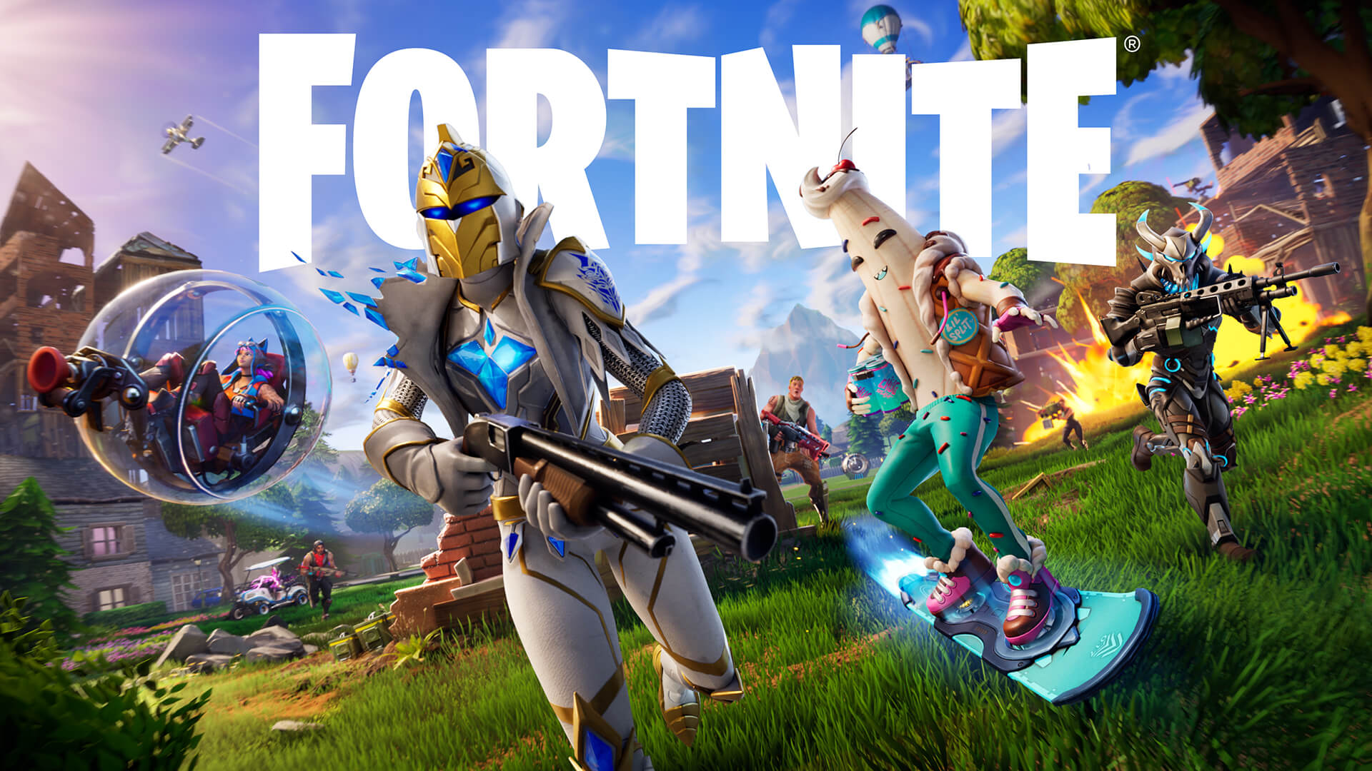 Main theme of the game Fortnite
