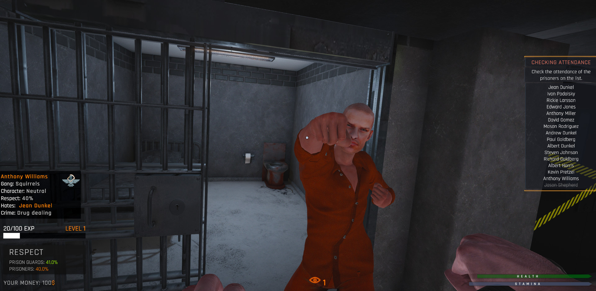 Gameplay of Prison Simulator