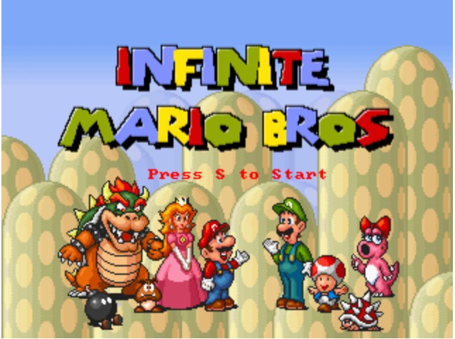 Infinite Mario gameplay Screenshot