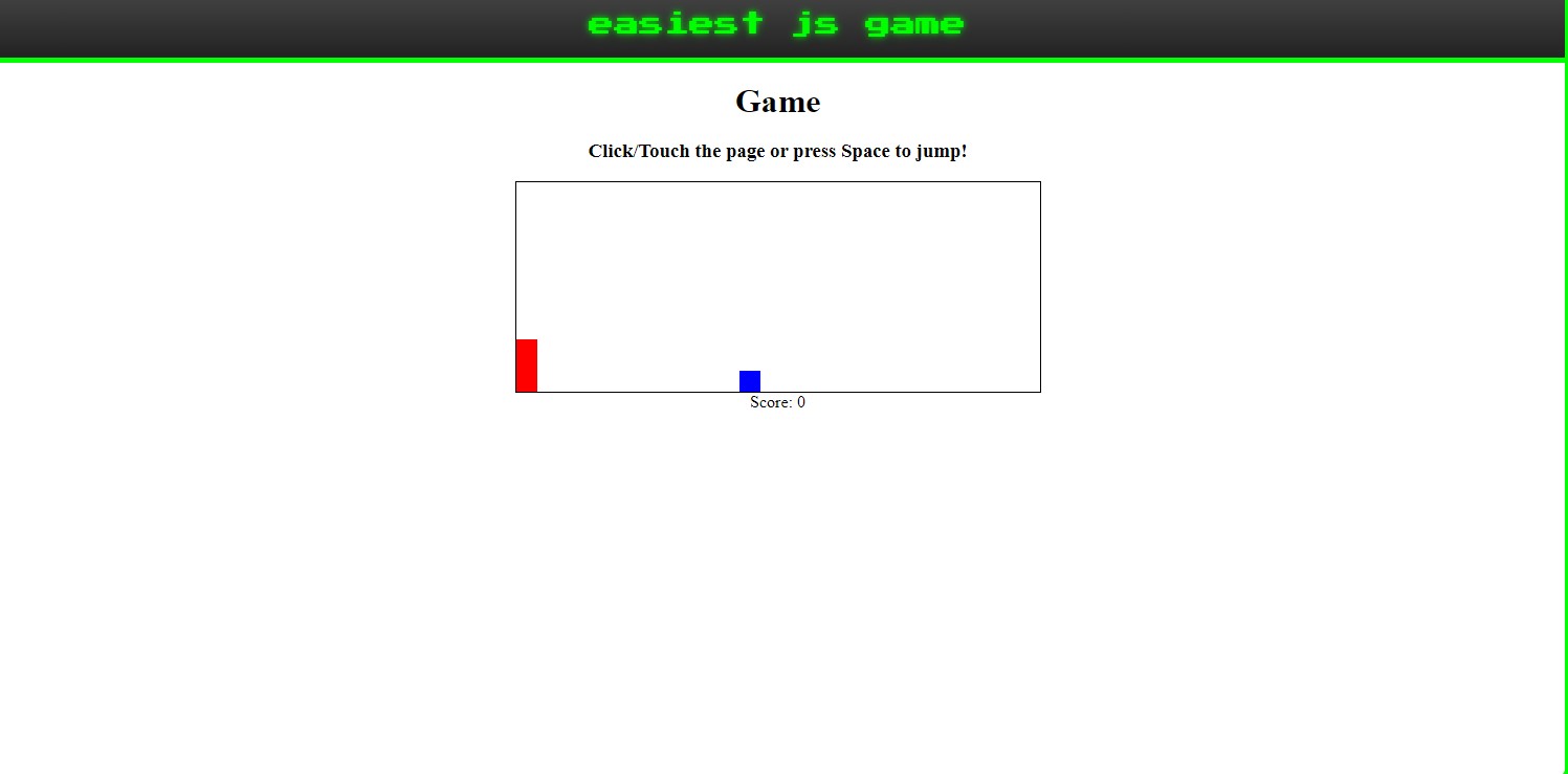 Easiest JS Game gameplay screenshot