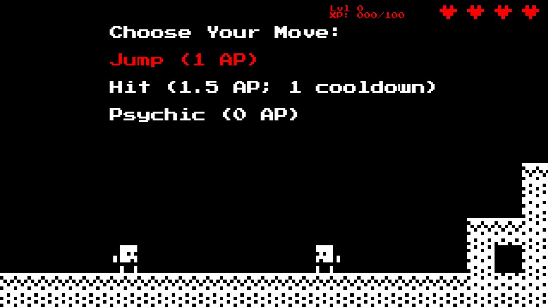 Plat Text Based RPG Game gameplay Screenshot